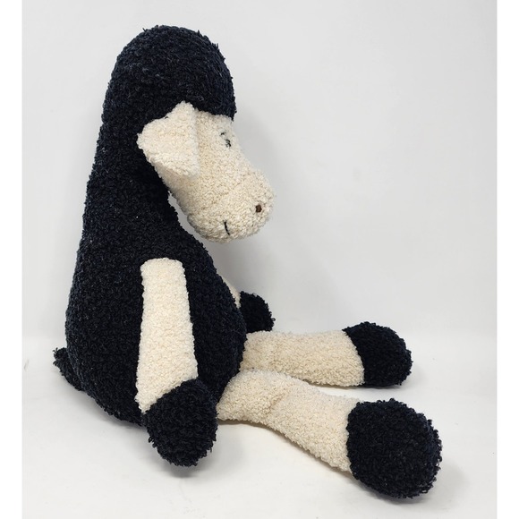 Manhattan Toy Company Plush Black And White Llama‎ Goat Sheep 2000 17" Vintage - Picture 2 of 7